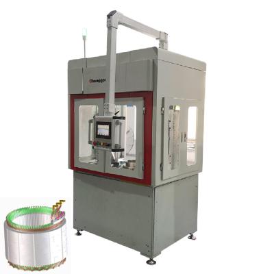 China Single Stage Electric Motor Armature Coil Winding Machine Servo Control for sale