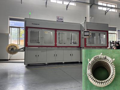 China Automatische buitenboord haarspeld motor stator wikkeling machine voor elektrische Te koop