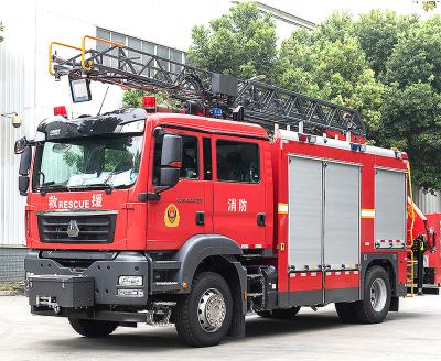 China Camión de bomberos aéreo de servicio pesado diesel con dirección asistida Euro 6 en venta