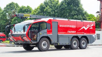 China Elektrischer 6x6 Flughafenfeuerwehrwagen zu verkaufen