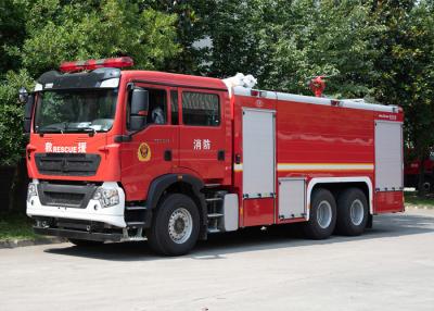 Cina Camion dei vigili del fuoco industriale di Sinotruk HOWO 12000L con la pompa & il monitor in vendita