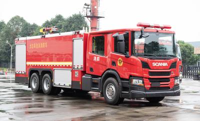 China coche de bomberos resistente de 16T SCANIA con la bomba doble de la cabina y de agua en venta