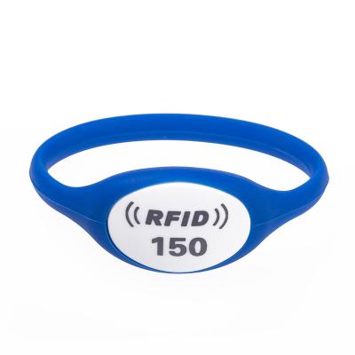 China Waterproof / LOGO Printing Cheap Cost Waterproof 125khz ID Silicone RFID Wristbands Wristband For Cabinet Lock for sale