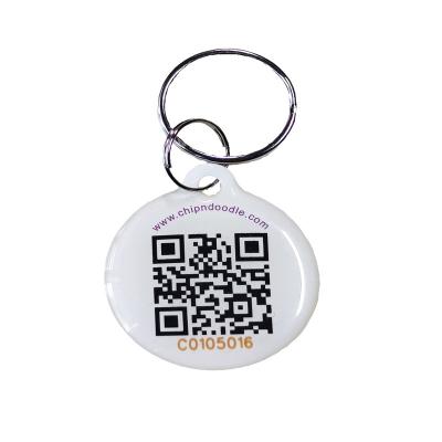 China Wholesale Key Chain 13.56MHZ NFC Keyfob Epoxy Plastic Waterproof/Waterproof Free Sample For Transportation Assets for sale