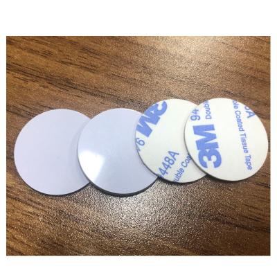 China Waterproof / Waterproof UHF 25mm RFID METAL ANTI PRINTING HARD PVC Disc TAG With CMYK Printing for sale