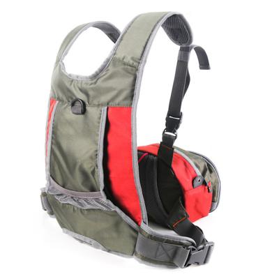 China Adjustable Custom Polyester Light Weight Bag Fly Fishing Chest Pack for sale