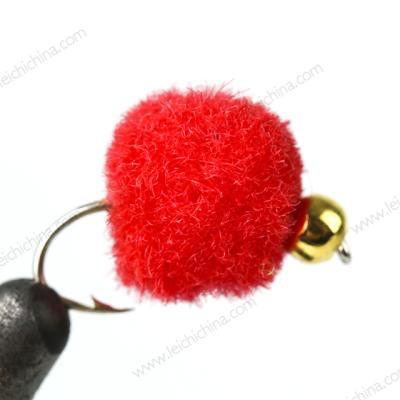 China Tied with a beadhead wholesale new ice jig bead egg fishing flies for sale