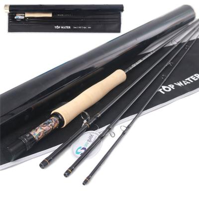 China 100% IM12 40+46T Graphite Carbon 4 A Cork Graphite Sea Guide Blank Fly Fishing Rod for sale