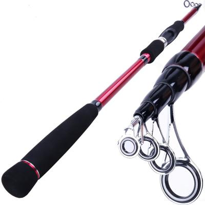 China Carbon Telescoping Spinning Rod Portable Travel Carbon Fiber Rod Pole Sea Fishing for sale