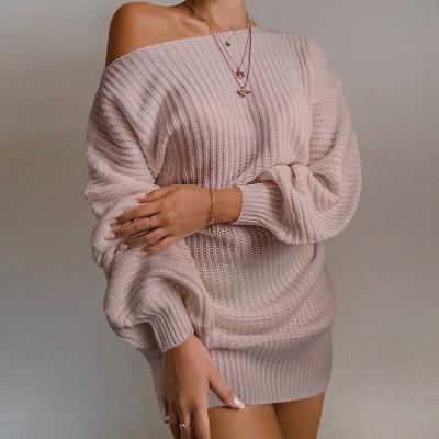 China Washable the 2021 spring and autumn style is hot and sexy sense of design along mini skirt high quality can be customized knitted dress for sale