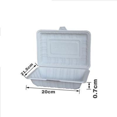 China Biodegradable Classic Single Compartment Portable Bowl Disposable Food Packing Lunch Box for sale