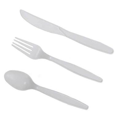 China Eco Biodegradable Biodegradable Plastic Disposable Cutlery Set For Take Out for sale