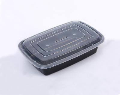 China Biodegradable pp take away plastic biodegradable disposable food container for sale