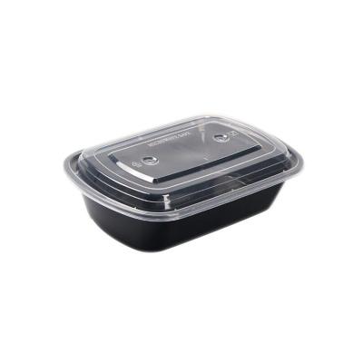 China Biodegradable American Style PP Plastic Take Away Disposable Food Storage Container for sale