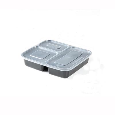 China Eco-friendly biodegradable pp plastic disposable take away food container for sale for sale