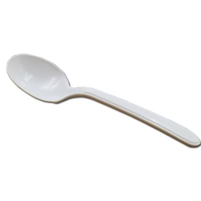 China Biodegradable low price direct selling plastic dessert spoon environmental protection manufacturers disposable ice cream spoon for sale