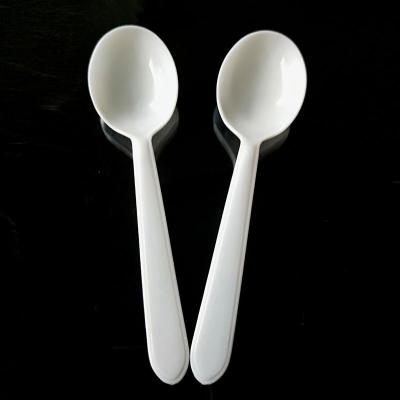 China Cornstarch Biodegradable Cheap Biodegradable Disposable Plastic Tableware Hot Stock Disposable Spoon for sale