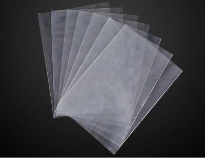 China Custom Logo Recycled Transparent PE Poly Packaging Clear Bag In Stock for sale