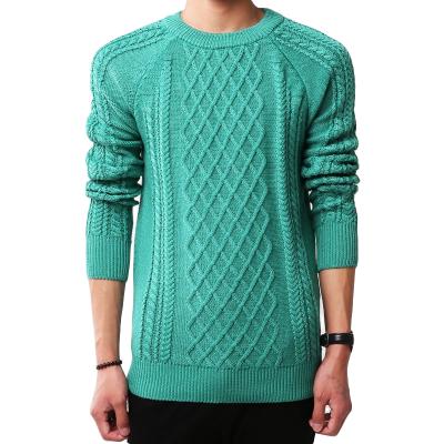 China Anti-Wrinkle Manufacturer Custom Knit Vintage Sweater Cable Men Sweater for sale