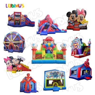 China Kids Play Center Mario Spiderman Mickey Mouse Various Stunning Model The Bouncy Castle Inflatable Mini Inflatable Bouncer for sale