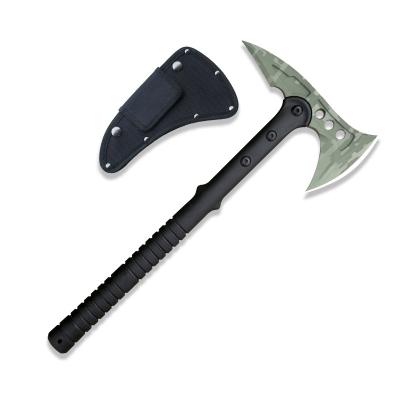 China 420 Unrated Stainless Steel Tomahawk Hatchet Armor Battle Ax With Film Cover for sale