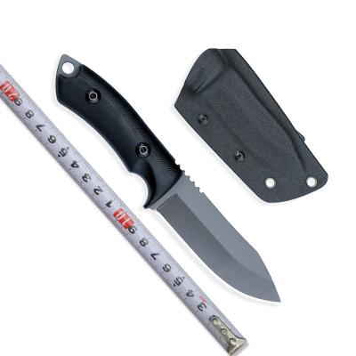 China Outdoor Tactical Hunting Knife 420 Stainless Steel Hunting Knives Fixed Blade Survival Straight Knife for sale