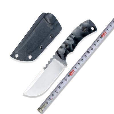 China Long Screw Release Knife Stainless Steel + Group of Ten Handle Outdoor Straight Tactical Saber Knives Survival Hunting Knife for sale