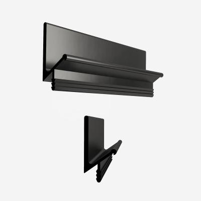 China Decorations L Shape Anodized Aluminum Profile Handles Kitchen Aluminum Handle Sideboards Extrusion J Aluminum Profile for sale