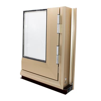 China Minimalist Radfix Aluminum Sliding Door Profile Gold Anodized Aluminum Alloy Door Profile Extrusion Profile Manufacturer 6063 for sale