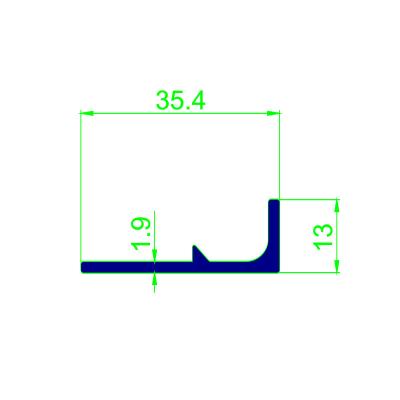 China JGM-129 Radfix Decorations Aluminum Extrusion Profile Manufacture in China OEM G High Quality Aluminum Profile for Furniture Hardware for sale