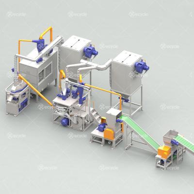 China High Efficiency Scrap Computer Board Recycle Machine PCB Crushing And Separating Line for sale