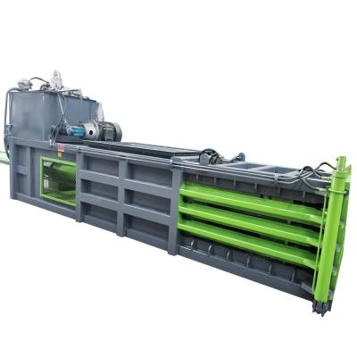 China Waste Plastic Compressor Machine Waste Paper Baler Machine Hydraulic Horizontal Baler for sale