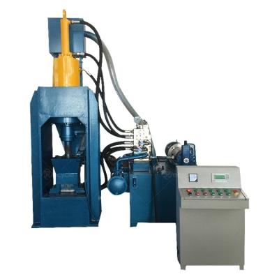 China 7000KG Vertical Hydraulic Scrap Aluminum Chip Briquette Press Machine for Processing for sale