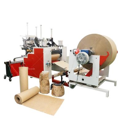 China Paper Rolls Raw Material Honeycomb Paper Die Cutting Machine for Cutting and Rewinding for sale