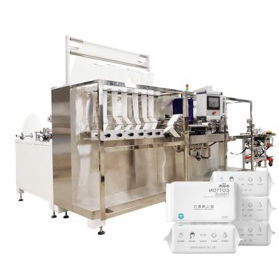 China Hot Sale Factory Wet Tissue Manufacturing Machine Equipment for The Production Wet Wipes for sale