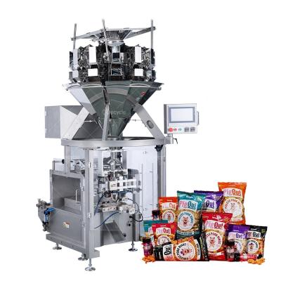 China Vertical Automatic Nitrogen Plantain Chips Packing Machine with 20-150Bags/min Speed for sale