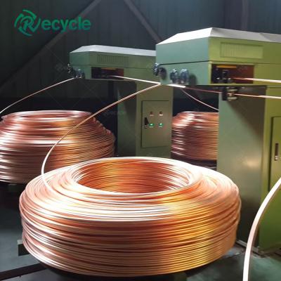 China Fully Automatic 2019 RECYCLE Enameled Wire Upward Casting Plant for Copper Rods Diameter 8mm to 30mm for sale