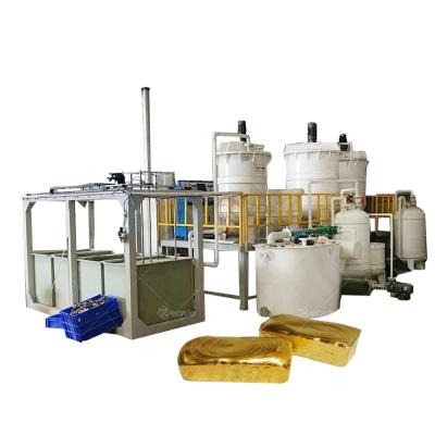 China Fully Automatic Recycling CPU Electronic Components Gold Precious Metal Refining Machine for sale