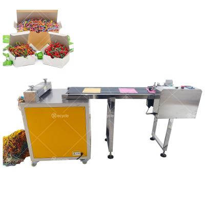 China Waste paper and box shredding machine Confetti cut machinery Paper stripping machine for sale