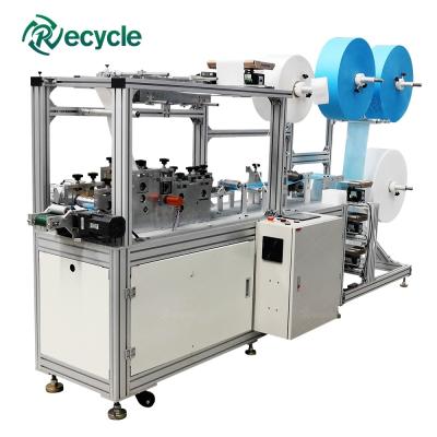 China High Speed Elastic mask making machine 3-ply Flat disposable  face mask making machine for sale