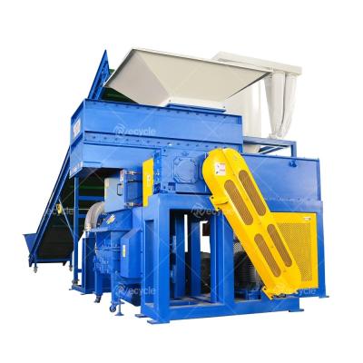 China High Quality Mini Waste Plastic Crushing Machine Film Waste Plastic Pet Pp Pe Pallet Drum Double Single Shaft Shredder Machine for sale