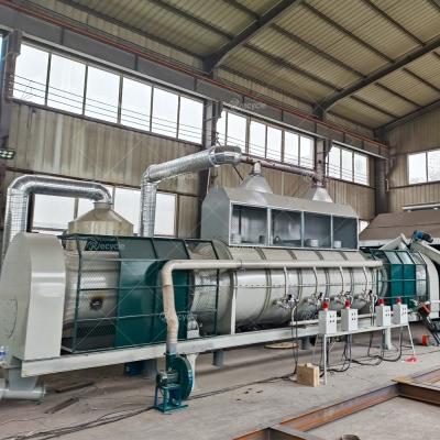 China High Capacity Biomass Continuous Carbonization Furnace Rice Husk Charcoal Carbonization Machine for Bio Char Making for sale