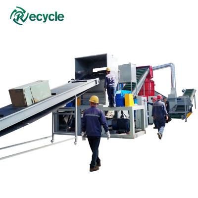 China Large and Small Capacity Waste Refrigerator Treatment Recycling Machine for Used Home Appliances for sale