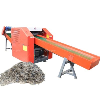 China Waste Clothes Plastic Film Cutting Crushing Shredding Machine for Fabric Cutting Type for sale