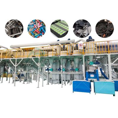 China Factory Lithium Ion Battery Recycling Line Mobile Phone Car Lithium Ion Battery Shredding Plant Recycling Machine for sale