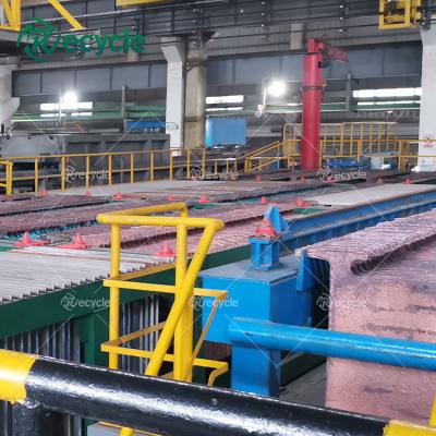 China Copper Electrolysis Copper Cathode Production Line for sale