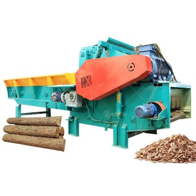 China Customizable Mobile Horizontal Wood Chipper Shredder Dry And Wet Wood Log Branches Crusher for sale