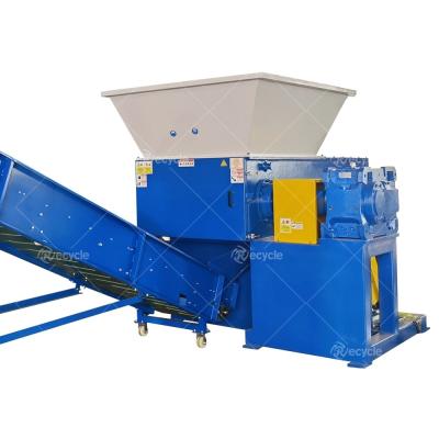 China Shredding of HDPE and HMW Pipes Environment-friendly Single Shaft Double Shaft Shredder for sale