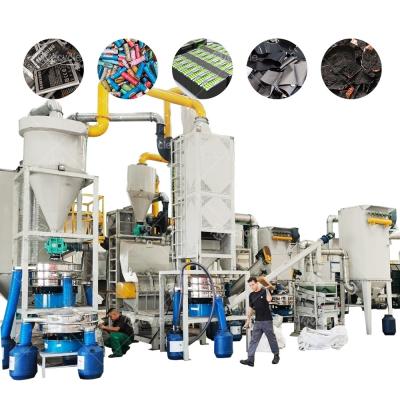 China Full Automatic Lithium ion Battery Recycling Machine Lithium Battery Crushing And Sorting Plant EV Battery Recycling Machine for sale