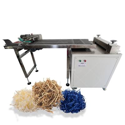 China Simple Easy Operation Crinkle Cutting Paper Shredder Machine Gift Package Filler Paper Shredding Machine for sale